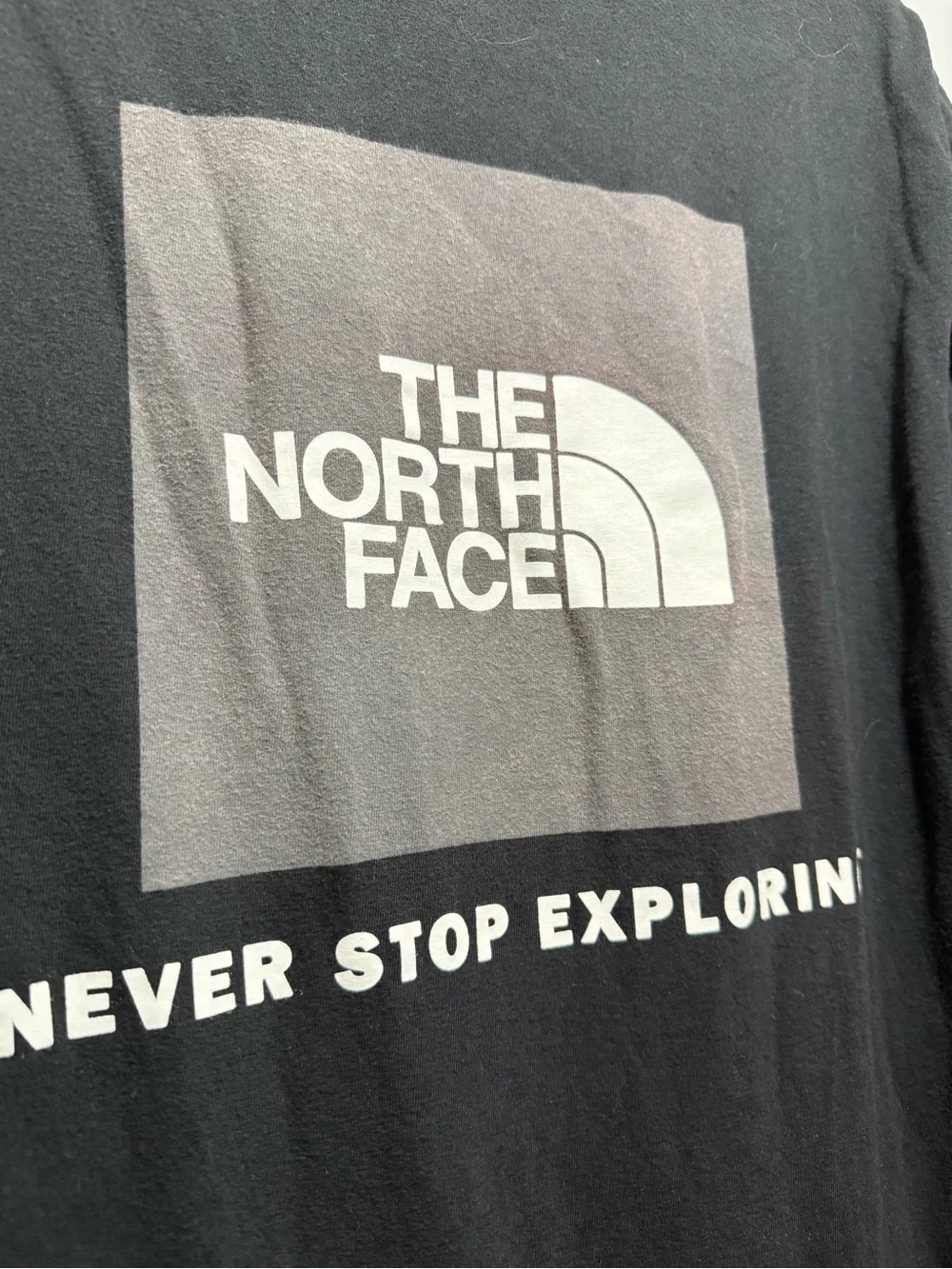 The North Face Black Long Sleeve Logo Shirt (men’s small) -Never Stop Exploring
